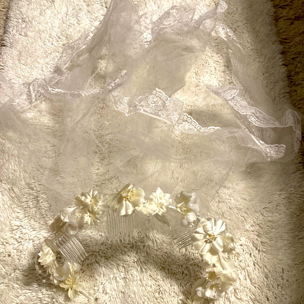 Halloween Costume Bridal Veil One Size